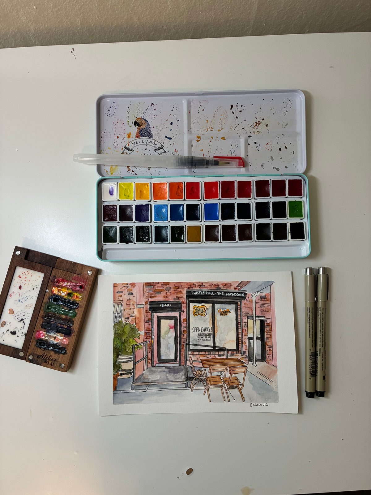 Custom Watercolour Painting
