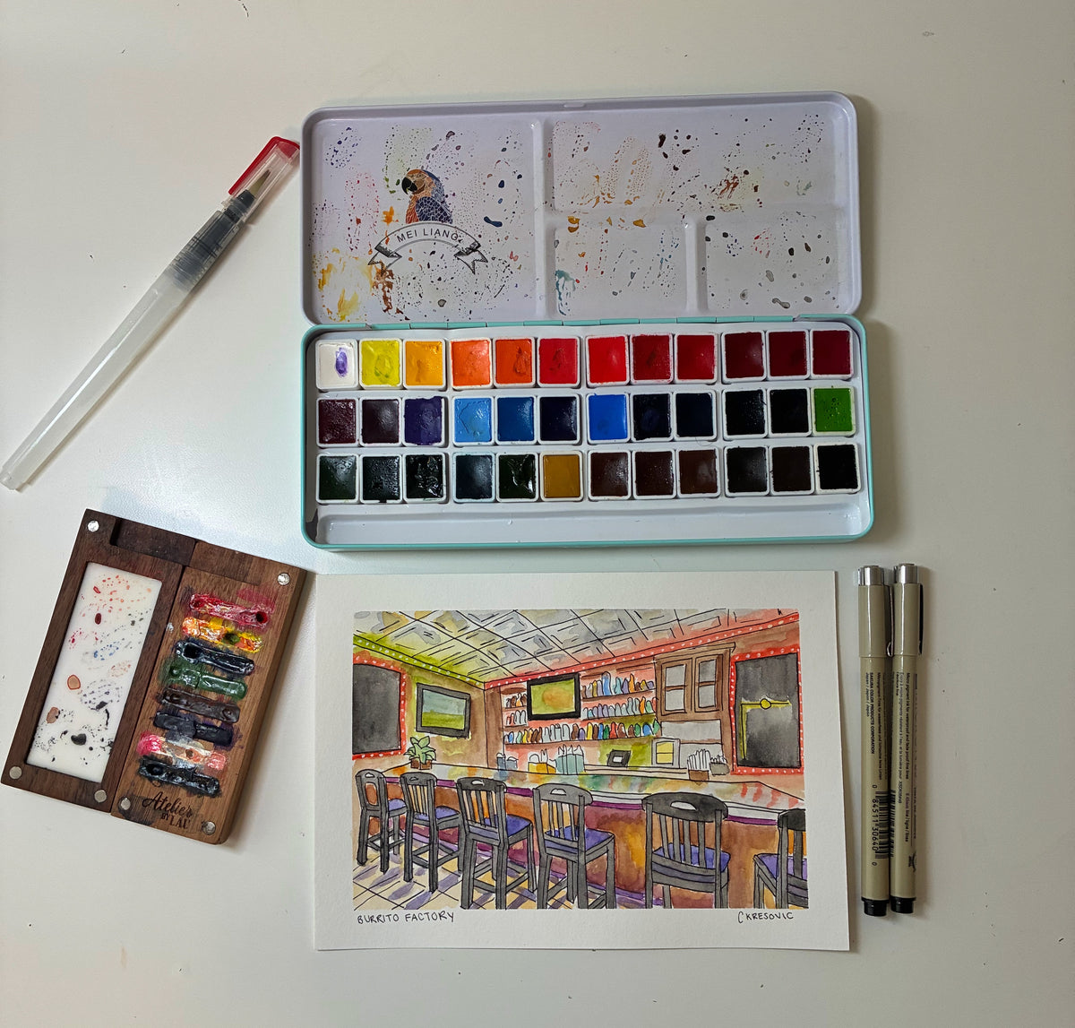 Custom Watercolour Painting