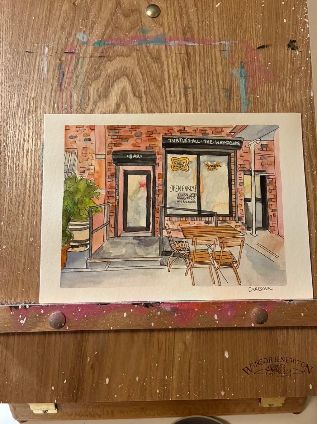 Custom Watercolour Sketch